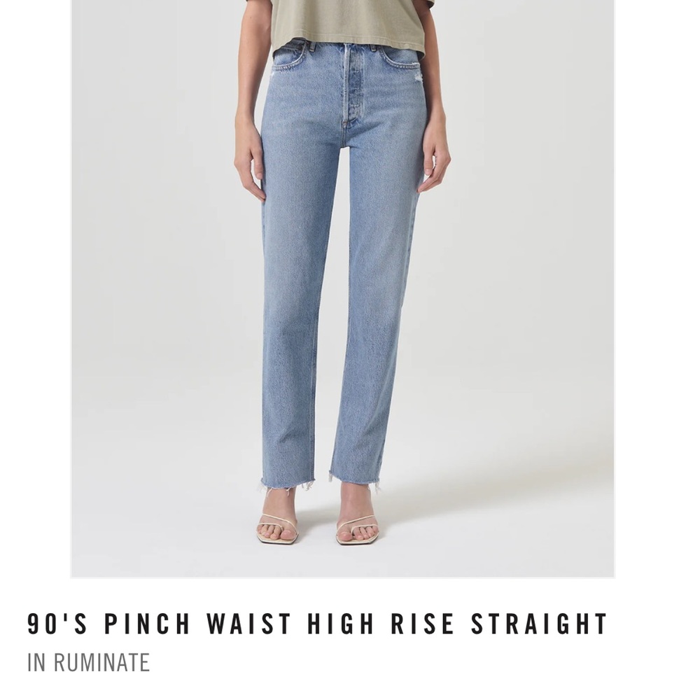 AGOLDE 90s Pinch Waist Jeans in Ruminate